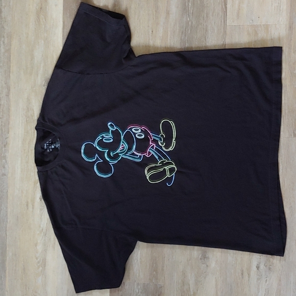 Disney Other - Disney Mickey Mouse Neon Graphic T-Shirt Size 2XL